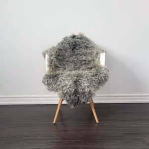 Gotland Sheepskin Rug Swedish Scandinavian rug Soft Curly Wool #G2