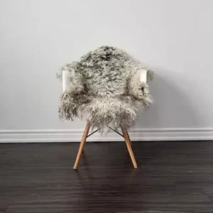 Gotland Sheepskin Rug Swedish Scandinavian rug Soft Curly Wool #G6
