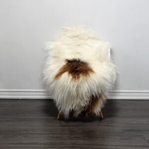 Icelandic sheepskin rug soft silky long wool #C703