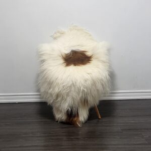 Icelandic sheepskin rug soft silky long wool #C706
