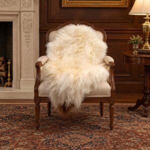Icelandic Sheepskin Rug, Soft Long Wool #C753