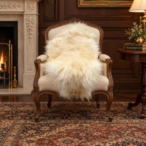 Icelandic Sheepskin Rug, Soft Long Wool #C756