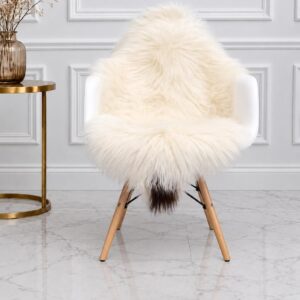 Icelandic Sheepskin Rug, Soft Long Wool #C771