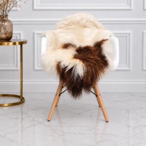 Icelandic Sheepskin Rug, Soft Long Wool #C775