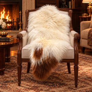 Icelandic Sheepskin Rug, Soft Long Wool #C708