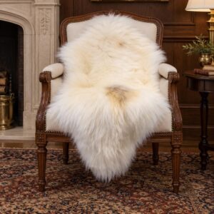 Icelandic Sheepskin Rug, Soft Long Wool #C740