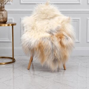 Icelandic Sheepskin Rug, Soft Long Wool #C770