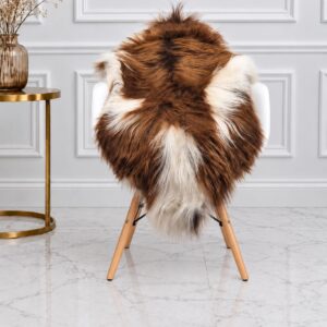 VIP Icelandic Sheepskin Rug, Soft Long Wool #C776