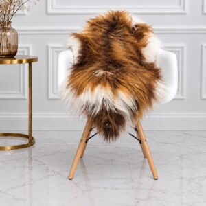 VIP Icelandic Sheepskin Rug, Soft Long Wool #C779