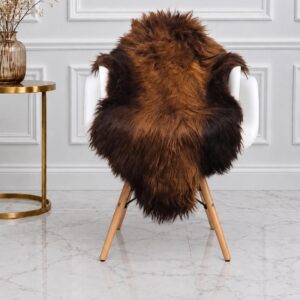 VIP Icelandic Sheepskin Rug, Soft Long Wool #C781